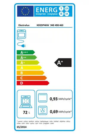 Four encastrable Electrolux KOEDP46W