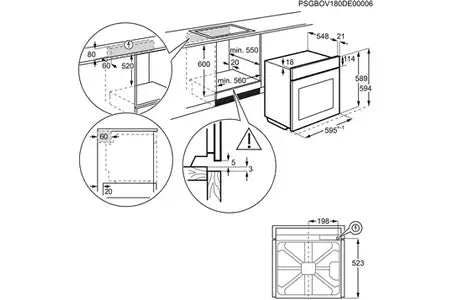 Four encastrable Electrolux COD6P66X0