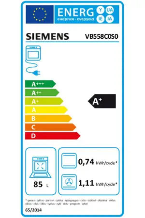 Four encastrable Siemens VB558C0S0