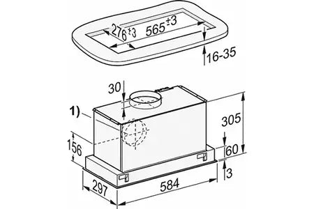 Groupe filtrant Miele DA 2360 INOX