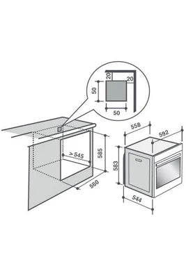 Four encastrable Sauter SOP6214LW
