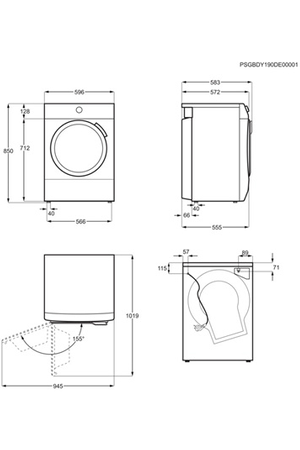 Sèche-linge ELECTROLUX EW6C4735SC