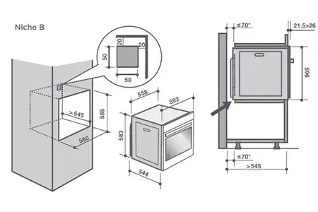 Four encastrable De Dietrich DOP8575W