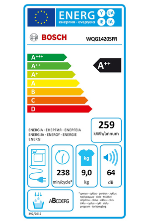 Sèche-linge BOSCH SERENITY WQG1420SFR