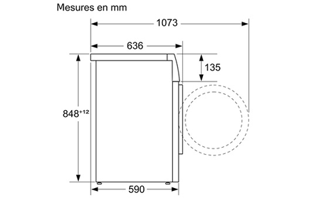 Lave-linge hublot BOSCH WGG244Z1FR - SERIE 6