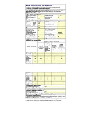 Réfrigérateur 1 porte Proline PLF243L