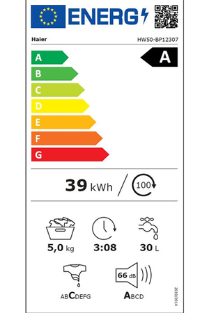 Lave-linge hublot HAIER HW50-BP12307-S