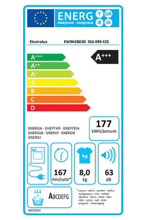 Sèche-linge ELECTROLUX EW9H2803D