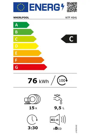 Lave-vaisselle Whirlpool W7FHS41 MAXISPACE CUVE XXL
