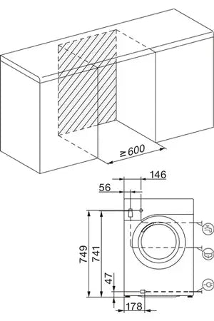 Lave-linge hublot MIELE WCG360WCS