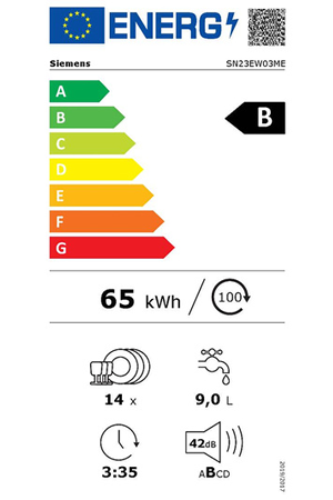 Lave-vaisselle Siemens SN23EW03ME