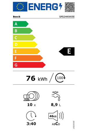 Lave-vaisselle Bosch SPS2HKW65E