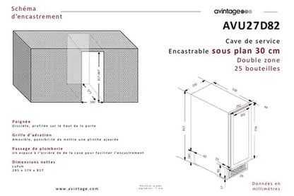 Cave de service Avintage AVU27D82