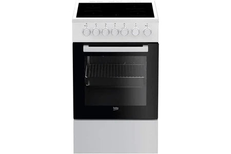 Cuisinière vitrocéramique Beko FSS57100GW