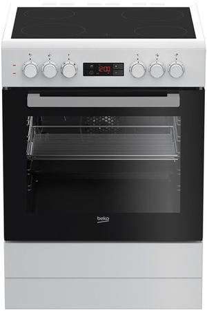 Cuisinière vitrocéramique Beko FSE67300WCS