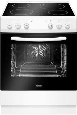 Cuisinière vitrocéramique Proline PCC662WH