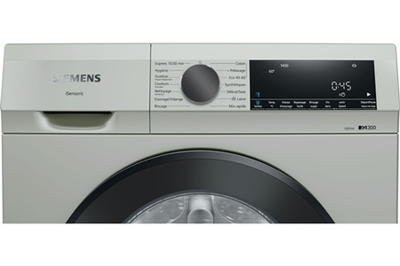 Lave-linge hublot SIEMENS WG44G00XFR INOX