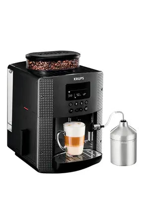 Expresso avec broyeur Krups YY4539FD ESSENTIAL Grise avec mousseur