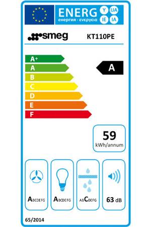 Hotte décorative murale Smeg HOTTE 110CM CREME - KT110PE