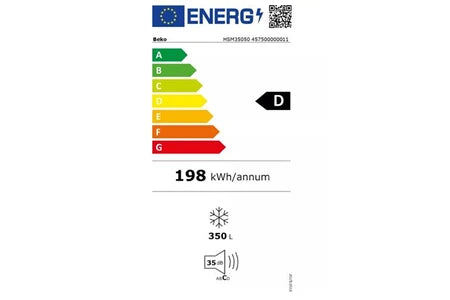 Congélateur coffre Beko HSM35050