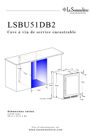 Cave de service La Sommeliere LSBU51DB2