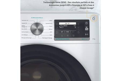 Lave-linge hublot Whirlpool W6XW845WRFR SILENCE