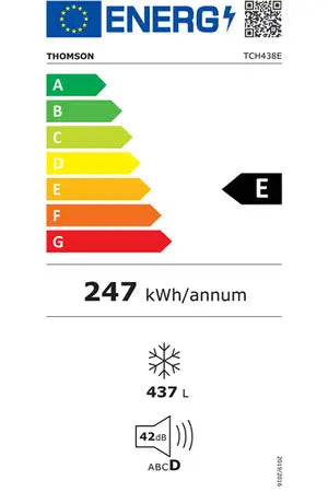Congélateur coffre Thomson TCH438E
