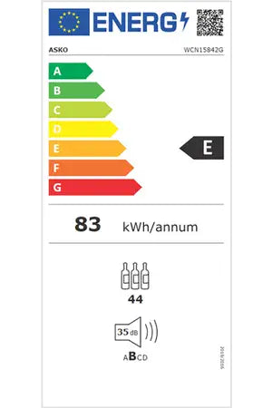 Cave de service Asko WCN15842G - Encastrable 82 cm