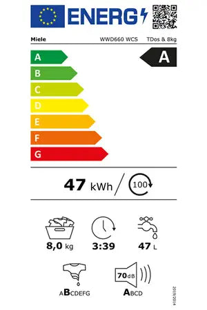 Lave-linge hublot MIELE WWD660 TWINDOS