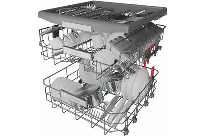 Lave-vaisselle Whirlpool WDBO3T341PX - ENCASTRABLE 60CM