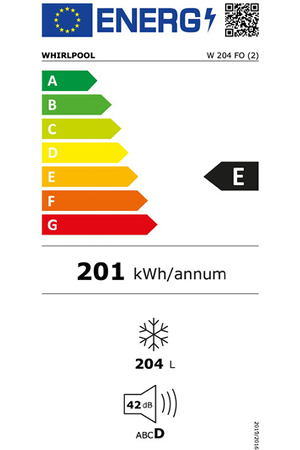 Congélateur coffre Whirlpool W204FO