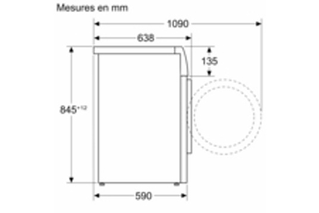 Lave-linge hublot SIEMENS WG56B200FR