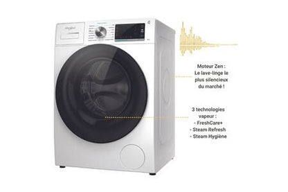 Lave-linge hublot Whirlpool W6XW845WRFR SILENCE