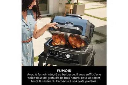 Barbecue Ninja Barbecue D’extérieur Et Fumoir Électrique Ninja Woodfire Pro Connect OG901EU