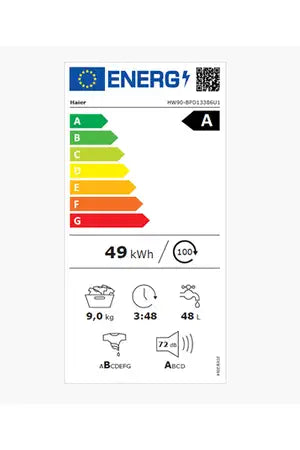 Lave-linge top HAIER HW90-BPD13386U-S