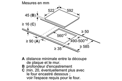 Plaque vitrocéramique Siemens ET61RBMB8E