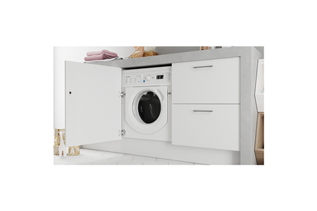 Lave-linge hublot INDESIT BIWMIL91485EU - ENCASTRABLE 60 CM