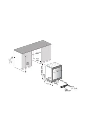 Cave de service Asko WCN15842G - Encastrable 82 cm