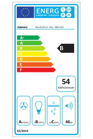 Hotte décorative murale Falmec FLIPNRS1420