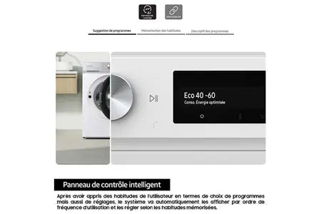 Lave-linge hublot Samsung WW90DB7U94GB BESPOKE AI