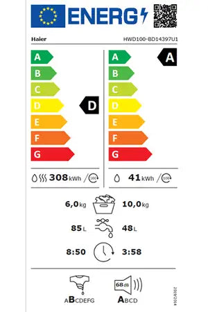 Lave-linge séchant Haier HWD100-BD14397US