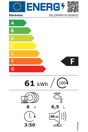 Lave-vaisselle Electrolux ESL2500RO