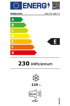 Congélateur armoire Whirlpool UW6F2YWBIF2