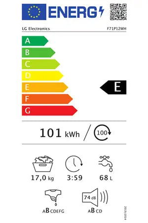 Lave-linge hublot LG F71P12WH