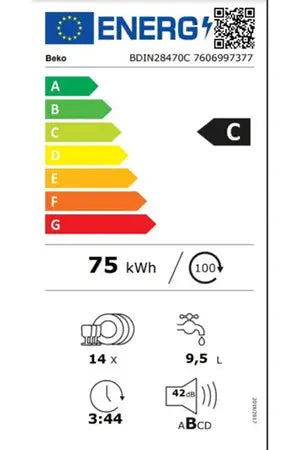 Lave-vaisselle Beko BDIN28470C