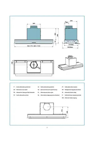 Hotte escamotable Falmec VIRGOLA3631