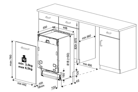 Lave-vaisselle Beko KDIS28122 - ENCASTRABLE 45CM