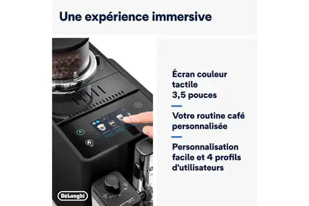 Expresso avec broyeur Delonghi FEB4455.B RIVELIA Noir