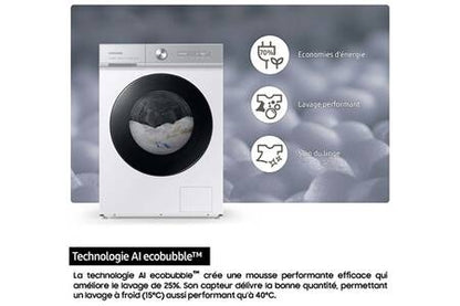 Lave-linge hublot Samsung WW90DB7U94GB BESPOKE AI