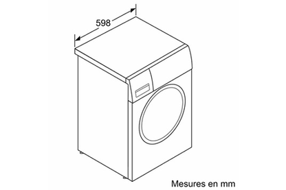 Lave-linge hublot BOSCH WGE02409FR